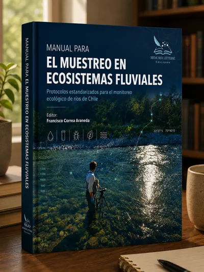 Portada de Manual para el muestreo en ecosistemas fluviales